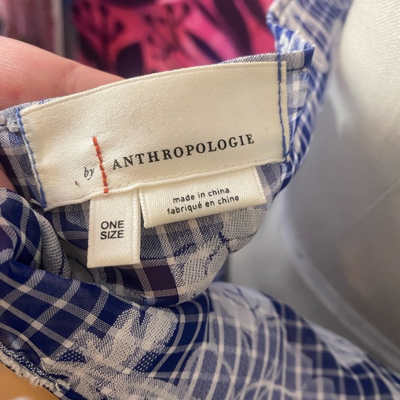 Anthropologie Sheer Floral Flowy Blouse One Size Fits All - Picture 3 of 3